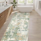 LOONGRUG Runner Rug 2x6 Washable Non-Slip Kitchen Neutral Modern Rug | Abstract - Image 5