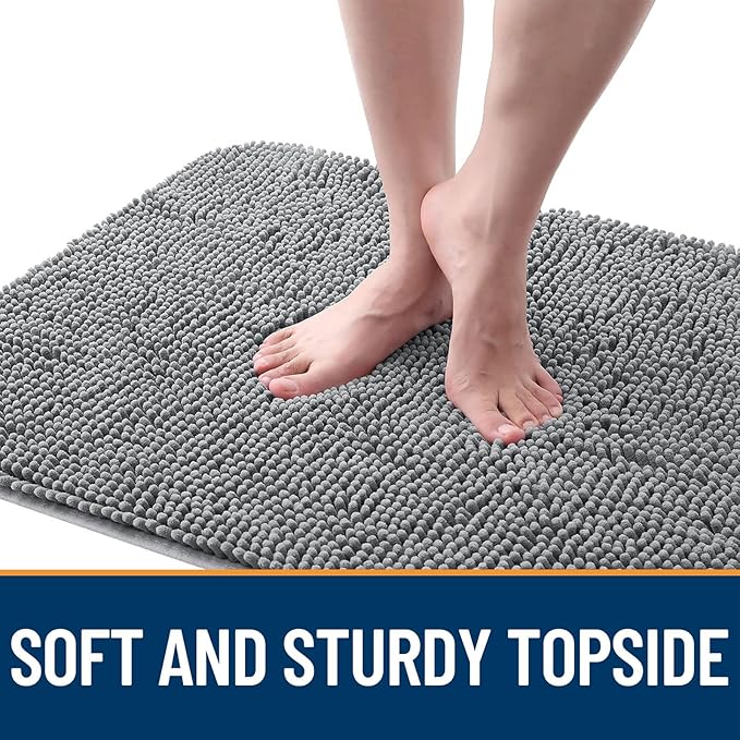 OLANLY Dog Door Mat for Muddy Paws 70x32, Super Absorbent Chenille Mud Mat | - Image 4