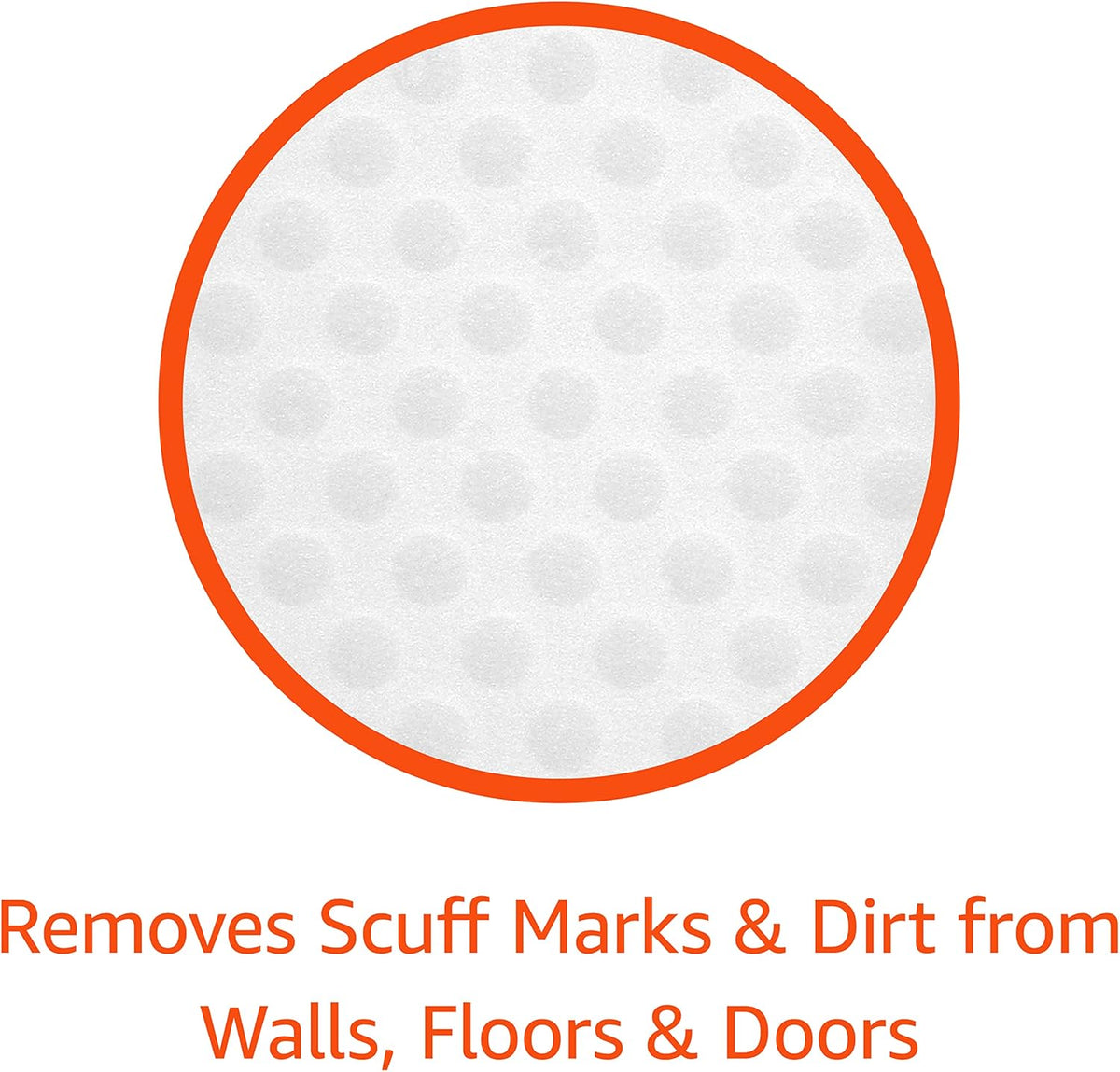 Amazon Basics Extra Durable Eraser, Cleaning Sponges, Removes Scruff Marks and Dirt from Any Surface (2 Packs of 7)