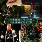 New Home Ornament 2024 - Housewarming Gifts, 2024 Sweet Home, New House Presents for Women, Couple - New Home Gift Ideas 2024 for Christmas, Acrylic Ornament