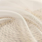 Cream Sheer Curtains 78 Inches Long 2 Panels - Image 6