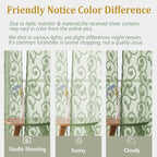 Furman Cafe Curtains 30 Inch Length 2 Panels Set, Elegant Geometric Jacquard - Image 5