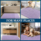 OLANLY Dog Door Mat for Muddy Paws 70x24, Super Absorbent Chenille Mud Mat | - Image 8