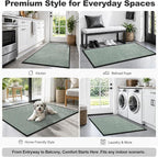 Super Absorbent Front Door Mat, 29.5" x 17", Non-Slip Washable Indoor Doormats - Image 8