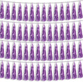 4P Light Purple Foil Fringe Metallic Streamers Banner Tassel Garland for Parade Floats, Bachelorette, Wedding, Birthday, Halloween, Christmas, Bridal/Baby Shower Party Decorations