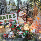 Sea Team 60mm/2.36" Set of Colorful Painted Sparkling Ornaments and Hanging Baubles for Christmas Tree - 30 Pieces