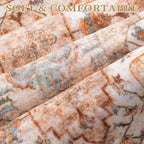 SERISSA 3x5 Washable Non Slip Boho Area Rug - Image 4