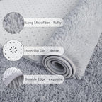 Chicrug Soft Runner Rugs for Bedroom Living Room Plush Fluffy Rug 3x10 | Shag - Image 6