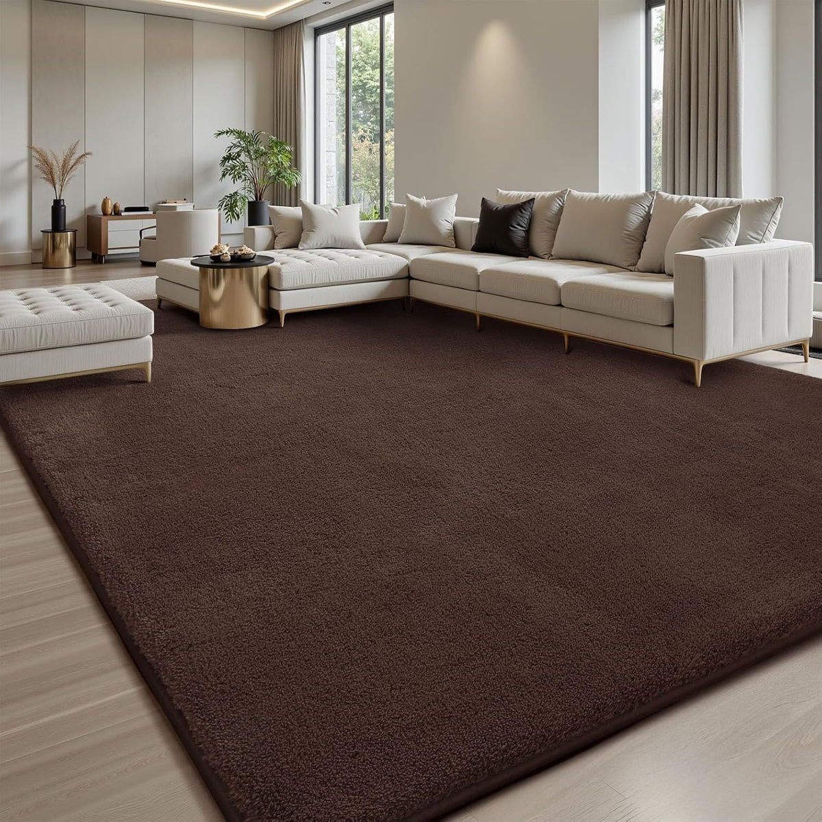 Sour Lemon 8x10 Area Rugs for Living Room, Soft Large Area Rug Fluffy Rugs for Bedroom，Machine Washable Area Rug Non Slip Carpet Rug for Living Room Playroom Kids Room Home Decor