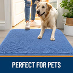 OLANLY Dog Door Mat for Muddy Paws 70x46, Super Absorbent Chenille Mud Mat | - Image 6