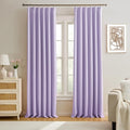 Pinch Pleated Curtains 108 Inches Long, Energy Saving Window Treatment Privacy by KEQIAOSUOCAI