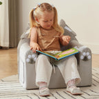 ALIMORDEN Animal Series Kid's Chair, Ultra-Soft Comfy Foam Filled Toddler Sofa Chair, Cute Animal-Shaped Design Toddler Couch, Lightweight Birthday for Baby Boys & Girls (Elephant)