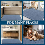 OLANLY Dog Door Mat for Muddy Paws 70x24, Super Absorbent Chenille Mud Mat | - Image 8