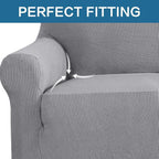 H.VERSAILTEX High Stretch Armchair Cover 1-Piece Rich Jacquard Chair Covers - Image 5