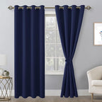 Blackout Curtains for Bedroom, 52 x 96 Inch, 2 Panels | Thermal Insulated & - Image 8