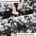 Black White Grey Bedroom Rugs 4x6 Ft, Soft Fuzzy Plush Indoor Floor Area Rug | - Image 6