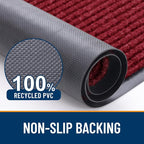OLANLY Front Door Mat 47x23, Waterproof Heavy-Duty Indoor Outdoor Doormat | - Image 3