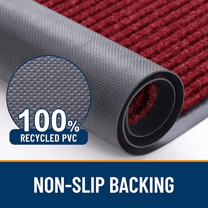OLANLY Front Door Mat 59x20, Waterproof Heavy-Duty Indoor Outdoor Doormat | - Image 3