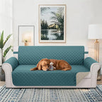 Reversible Couch Cover for 3 Cushion, Pet Friendly Water Repellent Couch Sofa - Image 2
