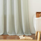 RYB HOME Light Filtering Linen Sheer Curtains 72 inch Long - Image 6