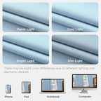 Joydeco Pleated Curtains for Living Room Bedroom, Linen Drapes 90 inch Length 2 - Image 8