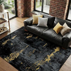 RELEANY Washable 4'x6' Abstract Area Rug - Image 2