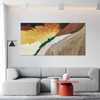 AIXMGSJS Canvas Wall Art Decor Wall Art Pictures for Living Room Canvas Art Wall Decor Abstract Colorful Wall Art Prints Modern Green Wall Art Abstract Artwork for Walls Home Office Decor 20" X 40"