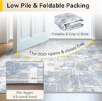 RELEANY Washable 8'x10' Abstract Area Rug - Image 8