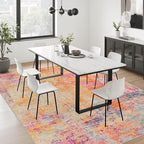 9x12 Area Rug Living Room: Modern Washable Soft Carpet Galaxy Haze | - Image 4