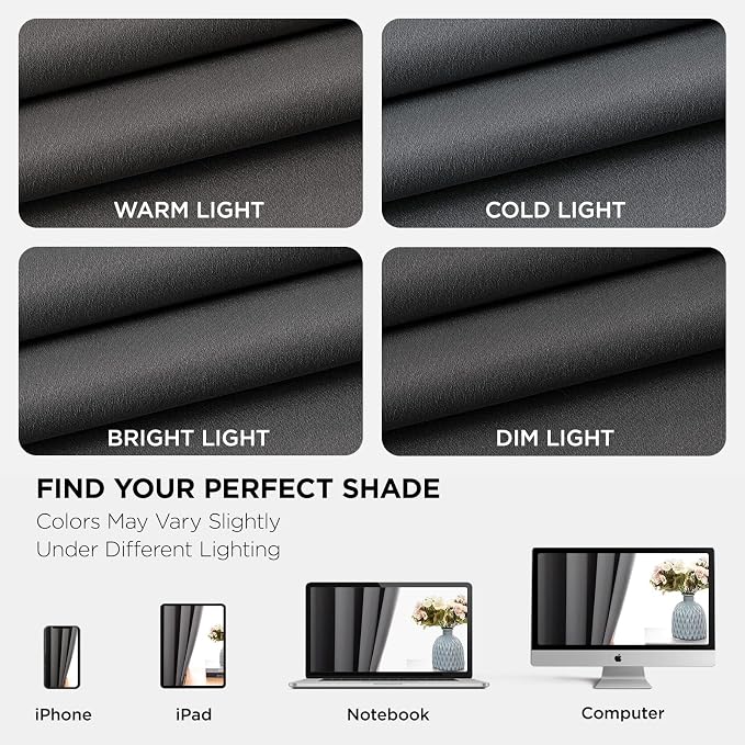 Joydeco Long Blackout Curtains for Bedroom 108 Inch 2 Panels - Image 7