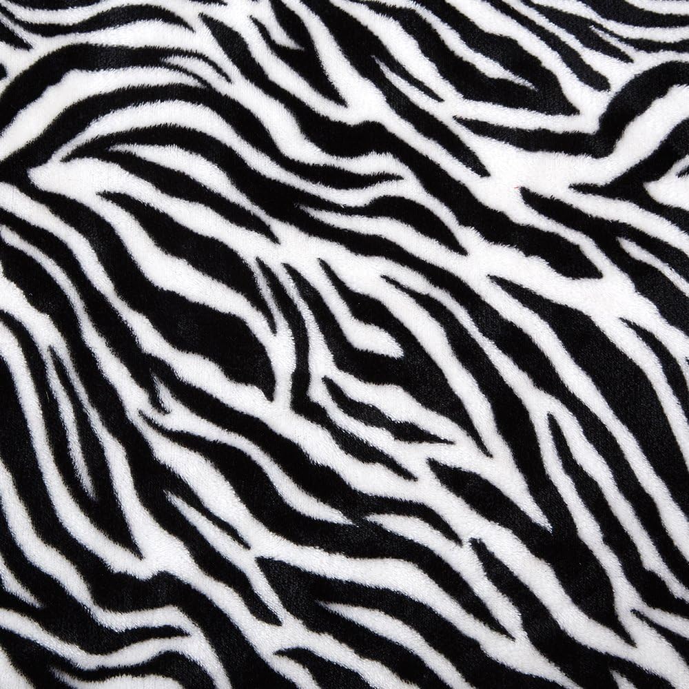MERRYLIFE Throw Blanket for Couch Bed | Soft Decorative Ultra-Plush Colorful Blanket| Queen Size Travel Throws Oversized |(90" 90", Zebra)