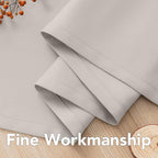 H.VERSAILTEX Ivory Curtains for Bedroom Window Treatment Blackout Thermal - Image 6