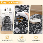 HEBE Indoor Door Mat 2'x3', Washable Welcome Mat - Image 4