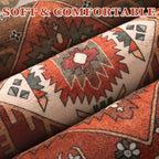 SERISSA 8x10 Washable Non Slip Boho Area Rug - Image 6