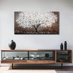 Canvas Wall Art Decor Artwork for Walls Tree of Life Wall Art for Living Room Black and White Wall Art Decor Vintage Tree Flower Wall Decor Art Paintings Prints for Room Home Office Wall Decor 20"X40"