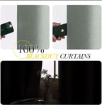 NICETOWN 100% Blackout Curtains 90 inches Length - Image 2
