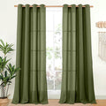 YoungsTex Extro Long Linen Curtains 108 Inch Length by YoungsTex