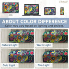 CALBODE 8Pcs Stretch Patio Cushion Cover, Boho Floral Couch & Sofa Slipcovers - Image 6