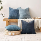 MIULEE Decorative Couch Throw Pillow Covers 22x22 Inch Coastal Blue 2 Pack | - Image 5