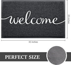 Door Mat, Welcome Mat Low Profile Floor Mat Front Doormat Indoor and Outdoor - Image 3