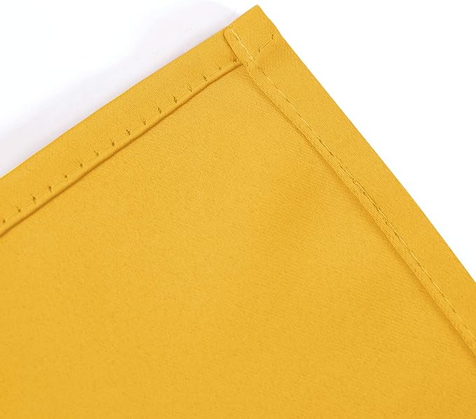 Yellow Blackout Curtains/52 x 108 Inch/Set of 2 Panels Thermal Insulated Room - Image 8
