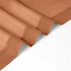 Chyhomenyc Sheer Orange Tier Curtains 24 Inch Length, Small Window Curtains - Image 8