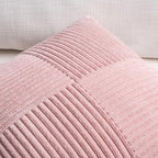 Fancy Homi 2 Packs Blush Pink Lumbar Decorative Throw Pillow Covers 14x22 Inch - Image 3