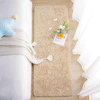 Chicrug Soft Runner Rugs for Bedroom Living Room Plush Fluffy Rug 2x5 | Shag - Image 5