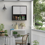 Garage Cabinets,Metal Storage Cabinet with Locking Door,Lockable Wall Mount Cabinet for Storage,Hanging Cabinets for Garage,Kitchen,Office
