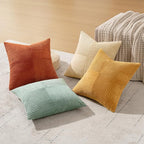 MIULEE Fall Teal-Orange Decorative Throw Pillow Covers 22x22 Inch Set of 4 Boho - Image 4