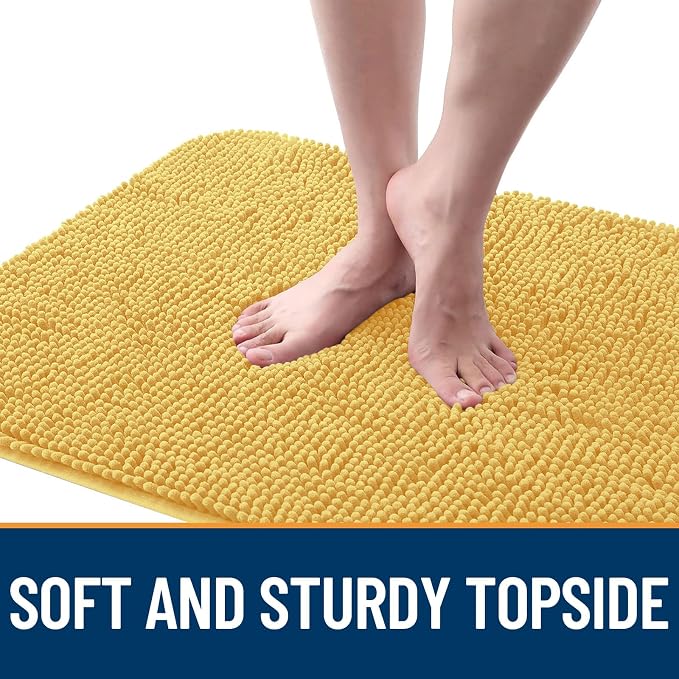 OLANLY Dog Door Mat for Muddy Paws 34x21, Super Absorbent Chenille Mud Mat | - Image 4
