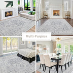 Washable Rugs 5x7 Area Rugs for Living Room, Dining Room, Playroom | Ultra Soft - Image 5