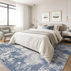LOONGRUG 7x10 Area Rug Washable Large Neutral Modern Living Room Rugs | - Image 4