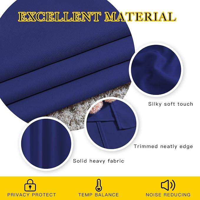 NICETOWN Blackout Curtain Panels Grommet - Image 5